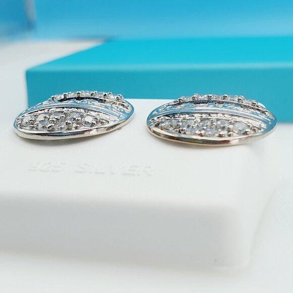 "925 Sterling Silver CZ Beautiful Earrings for Women, 1USPAR4197 - Picture 11 of 12